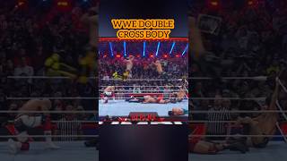 DOUBLE BODY CROSS WWE ROYAL RUMBLE wweroyalrumble [upl. by Yanaj70]