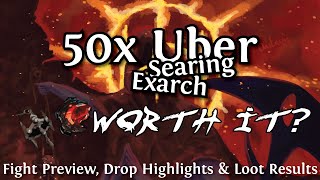 Running 50x Uber Searing Exarch  Crucible League [upl. by Millisent522]