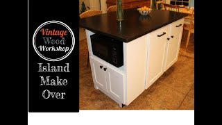 Building a Kitchen Island Extension Cabinet Kitchen Remodel 3 [upl. by Sill]