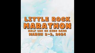 2024 Little Rock Marathon amp Half Marathon [upl. by Drarreg]