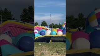 Worlds biggest bounce house makes its way around the US Shorts [upl. by Arun]