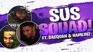 YOUR FAVORITE SQUAD RETURNS HILARIOUS GAME Ft DAEQUAN amp HAMLINZ Fortnite BR Full Match [upl. by Garratt743]