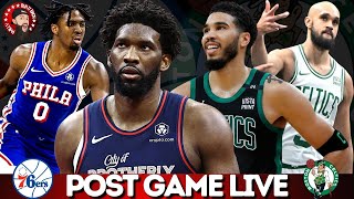 Sixers vs Celtics Instant Reactions  Post Game Live [upl. by Flower]