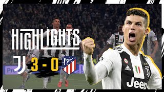 HIGHLIGHTS  Juventus 30 Atletico Madrid  Ronaldo greatest hattrick  UEFA Champions League [upl. by Davon]