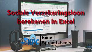 Sociale verzekeringsloon berekenen in Excel ✅ [upl. by Fernyak]