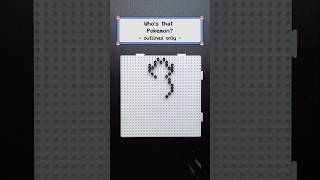 Whos that Pokemon 🤔 OUTLINES only NO hints  Episode 78 pokemonquiz pixelart perlerbeads [upl. by Llenad377]