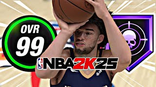 How To Get MAX BADGES  99 OVR in NBA 2k25 FAST [upl. by Noni]