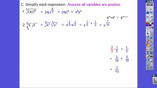 Simplifying Radical Expressions  Module 112 [upl. by Suirtimed]