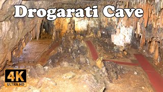 Drogarati Cave Kefalonia Cephalonia in 4K [upl. by Artemus]