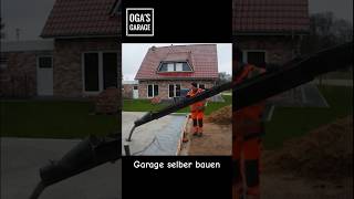 Doppelgarage aus Porenbeton selber bauen garage diy beton ogasgarage selberbauen flachdach [upl. by March]