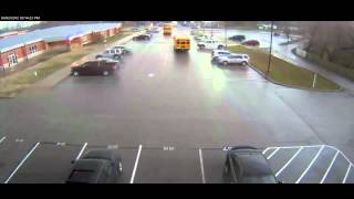 Front Parking Lot at Henryville Highschool just moments before the EF4 Tornado [upl. by Nabala]