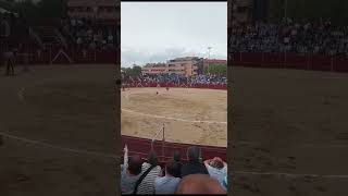 Toros en las Fiestas de Majadahonda 2023 buen ambiente y diversión en la plaza de Las Erillas [upl. by Uwton]