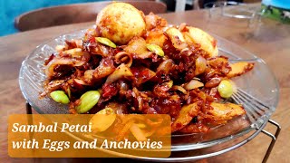 Sambal Petai With Eggs And Anchovies  DAPUR2020 [upl. by Sands95]