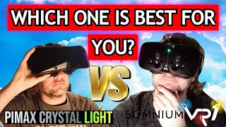 Somnium VR1 OR Pimax Crystal LIGHT The BRUTAL TRUTH HIGH END VS AFFORDABLE  Lets DISCUSS in MSFS [upl. by Sand939]