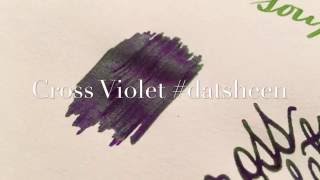 Cross Violet Ink Sheen [upl. by Oisinoid564]