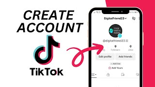 How to Create a TikTok Account 2023 [upl. by Brunhilde153]