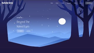 Parallax Scrolling Website With React JS Tailwind CSS amp GSAP [upl. by Blanka]