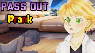 Pass out Prank on BoyfriendAdrienette VloggingEp44 [upl. by Laurentium]