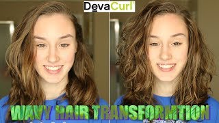 DEVACURL TRANSFORMATION ON MY DAUGHTER  The Glam Belle [upl. by Arbed]