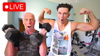 MORGZ GYM STREAM 💪 w BALD MARTIN [upl. by Quitt]