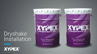 Xypex DSSeries  Dryshake Installation HD [upl. by Voccola169]