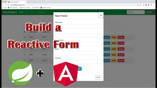 How to Build a Reactive Form in Angular [upl. by Maurits]