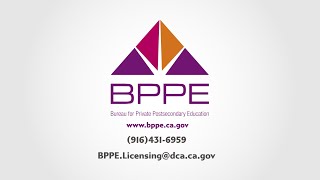 BPPE Application for Approval to Operate for an Institution Non Accredited [upl. by Enilrem]