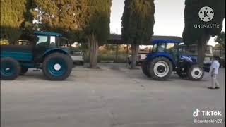 Yerli elektrikli traktör New Holland çekişmesi çekiş gücü süper [upl. by Ayar]