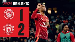 AMAD SEALS VICTORY AGAINST CITY 😮‍💨  Man City 12 Man Utd [upl. by Romito]