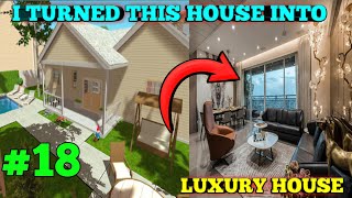 I TURNED THIS HOUSE INTO LUXURY HOUSE😱 II HOUSE DESIGNER FIX amp FLIP GAMEPLAY part1 [upl. by Neelrihs502]