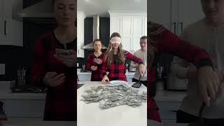 Money scooping challenge on Christmas [upl. by Stauder398]