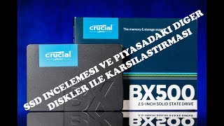 Crucial BX500 240GB SSD incelemesi [upl. by Nnagem]