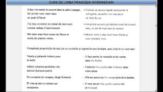 Curs de limba Franceza Intermediari temavocabular  Lectia 4 [upl. by Silverts]