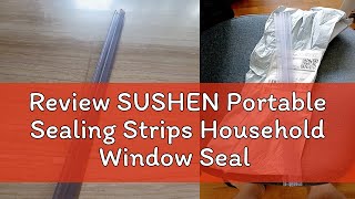 Review SUSHEN Portable Sealing Strips Household Window Seal Water Baffle Bath Screen Bathroom Usefu [upl. by Asus700]