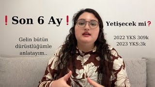 SON 6 AY  Son 6 Ay Kala Nasıl YetiştirdimNasıl ÇalıştımBiraz da Motivasyon yks2025 [upl. by Templas703]