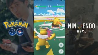 Pokémon GO  Gym Battle Gameplay [upl. by Lear]