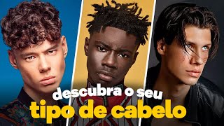 como saber meu TIPO DE CABELO Conheça os tipo de CABELOS MASCULINOS  glow up masculino 2024 [upl. by Donelu]