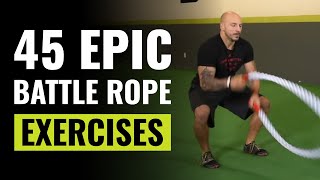 45 Epic Battle Ropes Exercises You MUST Try  Renton Gym [upl. by Asyar417]