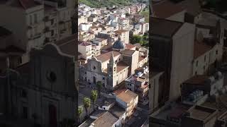 Basilica di Sant’Agata Montemaggiore Belsito Sicily sicily italy drone dji [upl. by Ikkir]