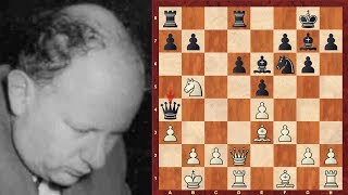 Amazing Chess Game  Knight outpost d5  Isaac Boleslavsky vs Georgy Lisitsin  Sicilian Dragon [upl. by Krystal955]