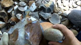 200  12 Spalling Chert Flint for Flintknapping [upl. by Nageek]