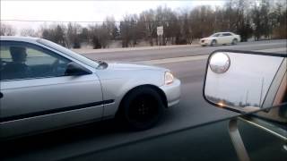 87 Ford Ranger vs 98 Honda Civic [upl. by Ezara413]