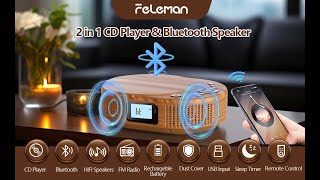 FELEMAN Portable CD Player [upl. by Louella]