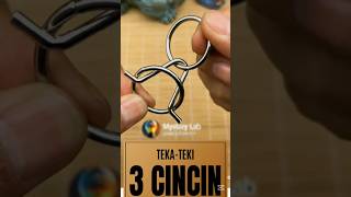 Cara Memisahkan Cincin Tiga Segitiga tekateki puzzle tutorial [upl. by Ingemar]