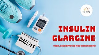 insulin glargine  Uses Dosage Side Effects amp Mechanism  Lantus [upl. by Ednalrim586]