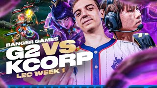 G2 VS KCORP BANGER LEC 2024 WEEK 1  CAEDREL [upl. by Brendis]