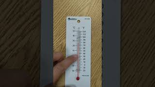 Reading a scale on a thermometer [upl. by Dona]