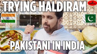 Haldiram food  Delhi Food Pakistani visiting india 🇮🇳 🇵🇰 [upl. by Rana]