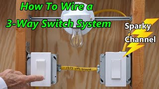 How To Wire a 3Way Switch System [upl. by Hamer620]