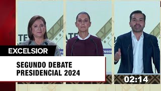 Así se vivió el segundo debate presidencial [upl. by Charyl180]